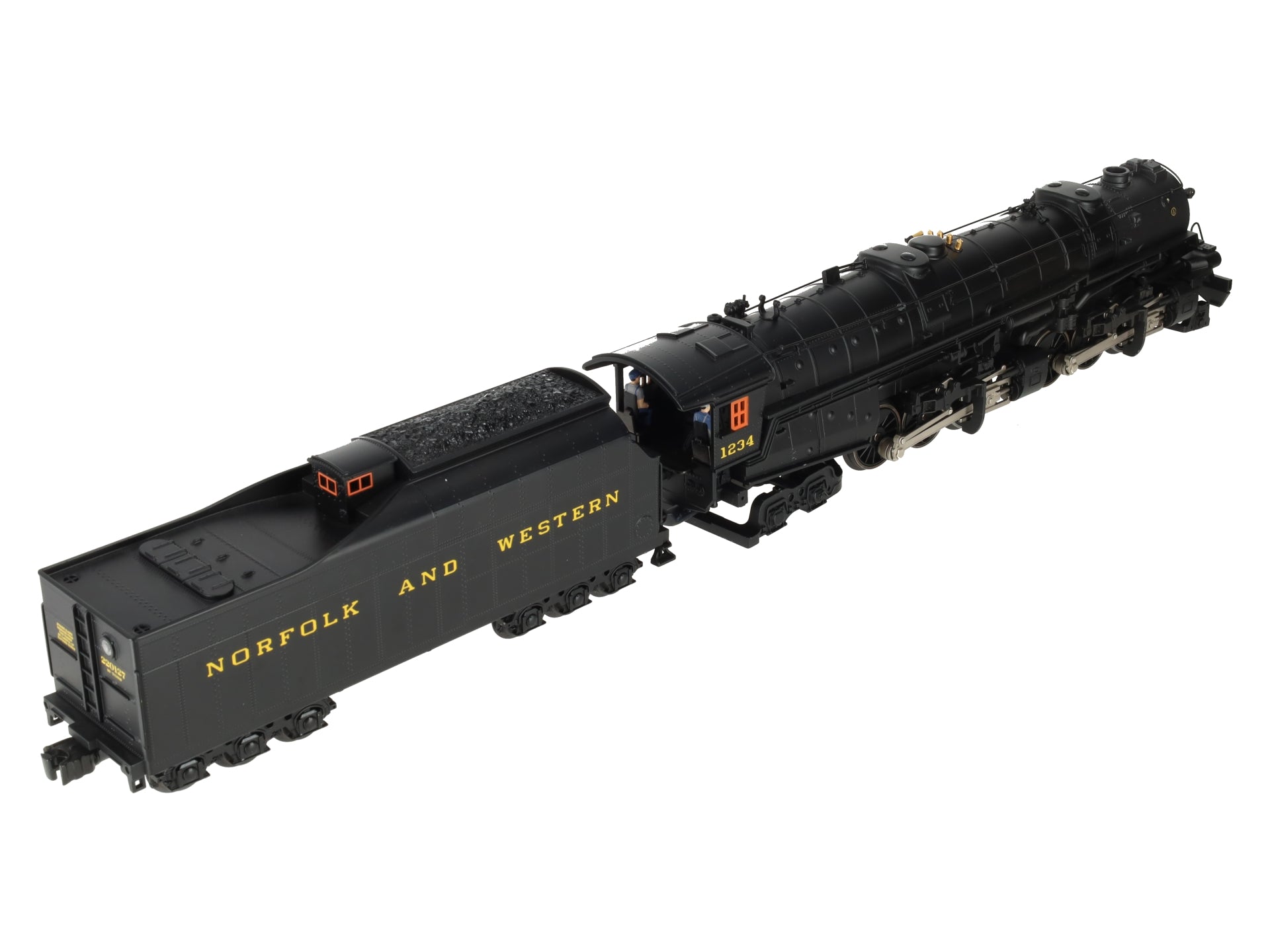 Lionel 6-38049 O Norfolk & Western Lionmaster Class A 2-6-6-4 Steam Loco #1234 EX/Box