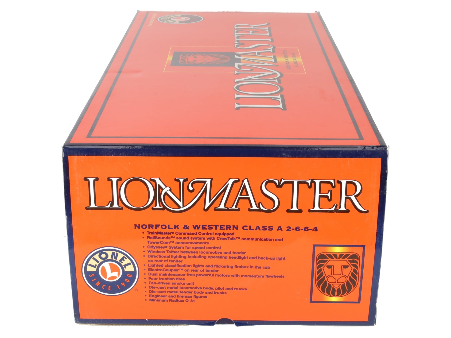 Lionel 6-38049 O Norfolk & Western Lionmaster Class A 2-6-6-4 Steam Loco #1234 EX/Box