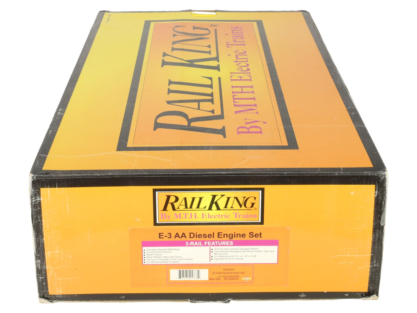 MTH 30-2340-0 O Gauge Southern E-3 AA Diesel Engine Set w/Loco-Sound #2530/2531 EX/Box