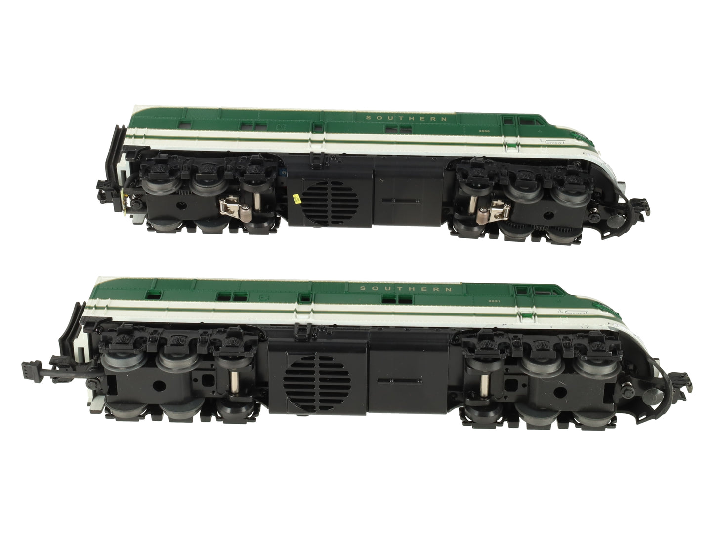 MTH 30-2340-0 O Gauge Southern E-3 AA Diesel Engine Set w/Loco-Sound #2530/2531 EX/Box