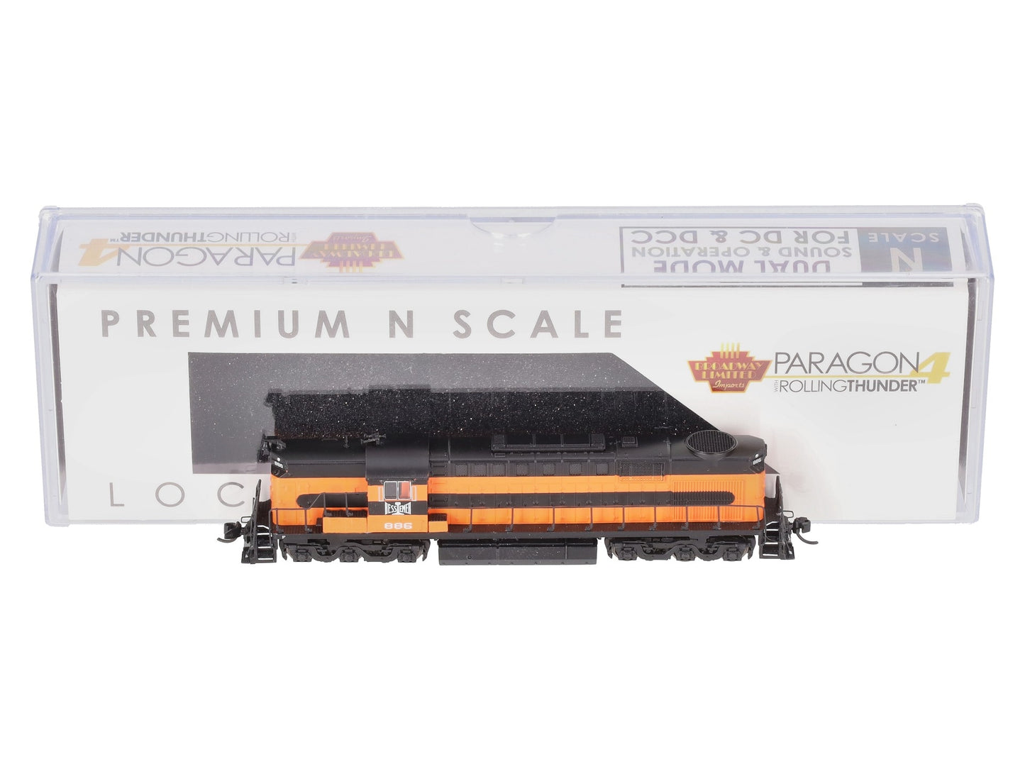 Broadway Limited 6615 N B&LE Alco RSD-15 Diesel Locomotive Sound/DC/DCC #886 EX/Box