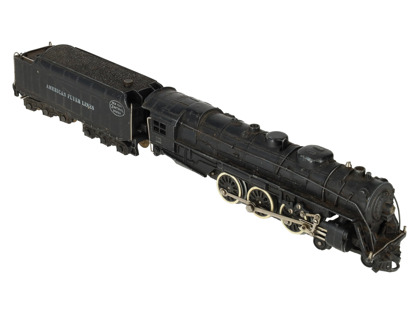 American Flyer 322 Vintage S NYC 4-6-4 Hudson Steam Locomotive & Tender VG