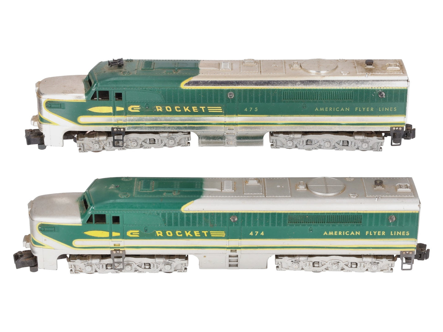 American Flyer 4745 S American Flyer Lines Rocket PA-1 AA Diesel Locomotive Set VG