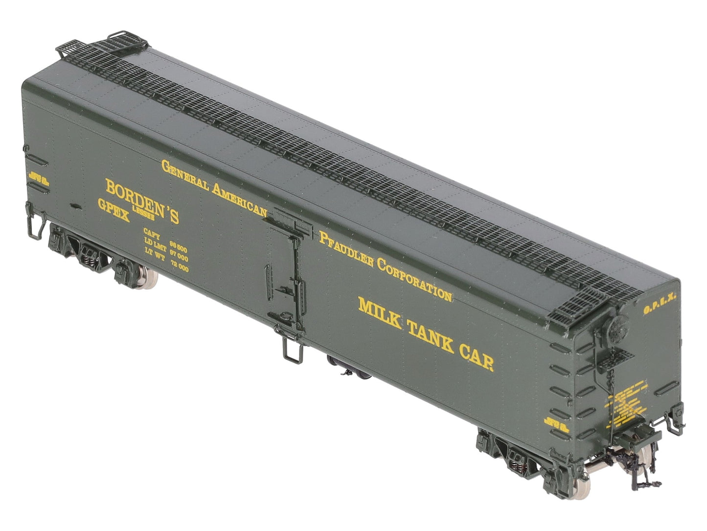 Precision Scale Co. 15784-2 HO Scale BRASS Borden's 50' Milk Car LN/Box
