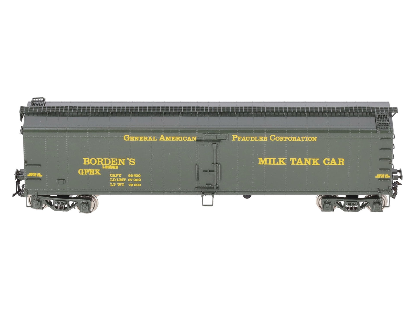 Precision Scale Co. 15784-2 HO Scale BRASS Borden's 50' Milk Car LN/Box