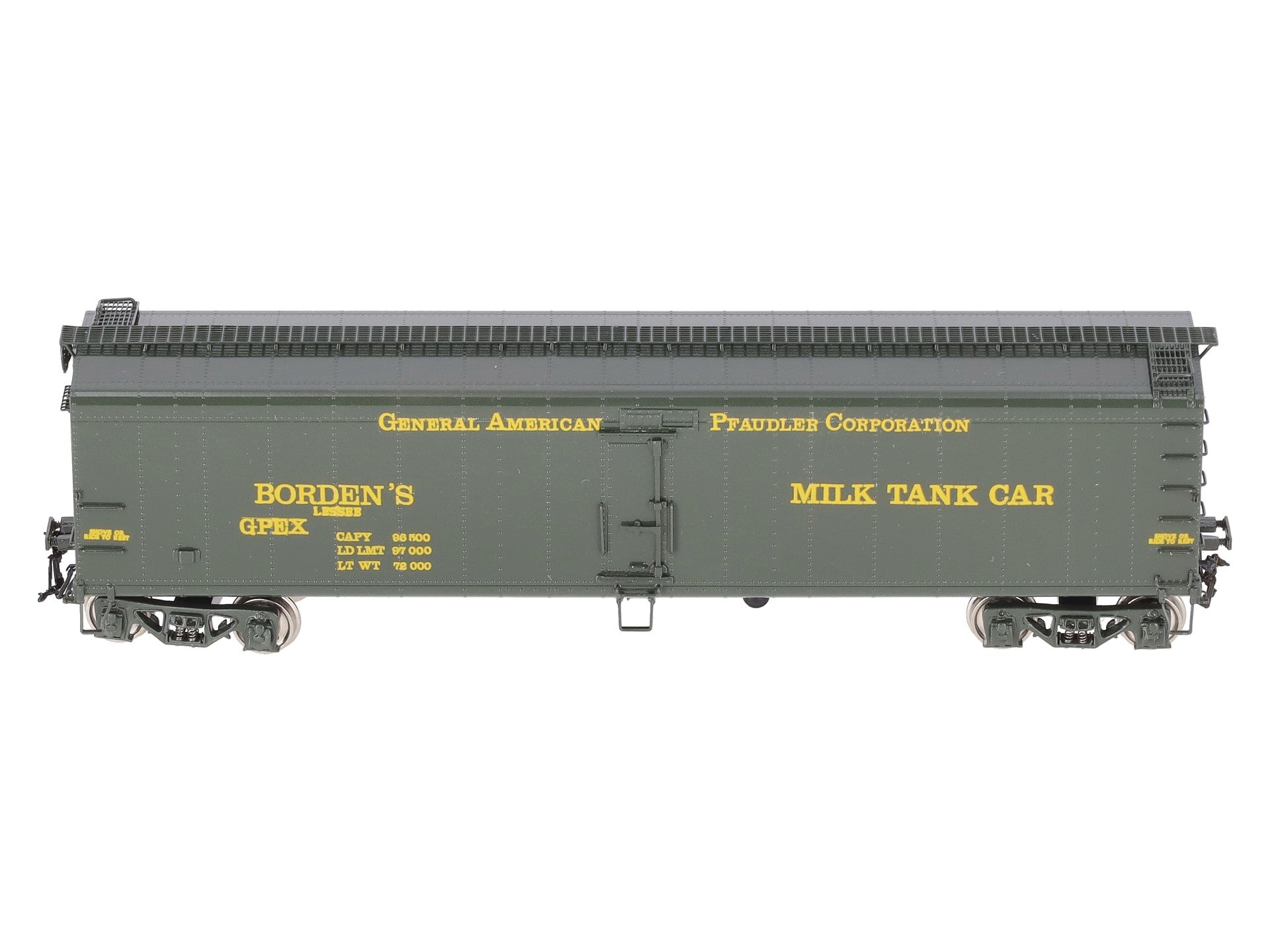 Precision Scale Co. 15784-2 HO Scale BRASS Borden's 50' Milk Car LN/Box