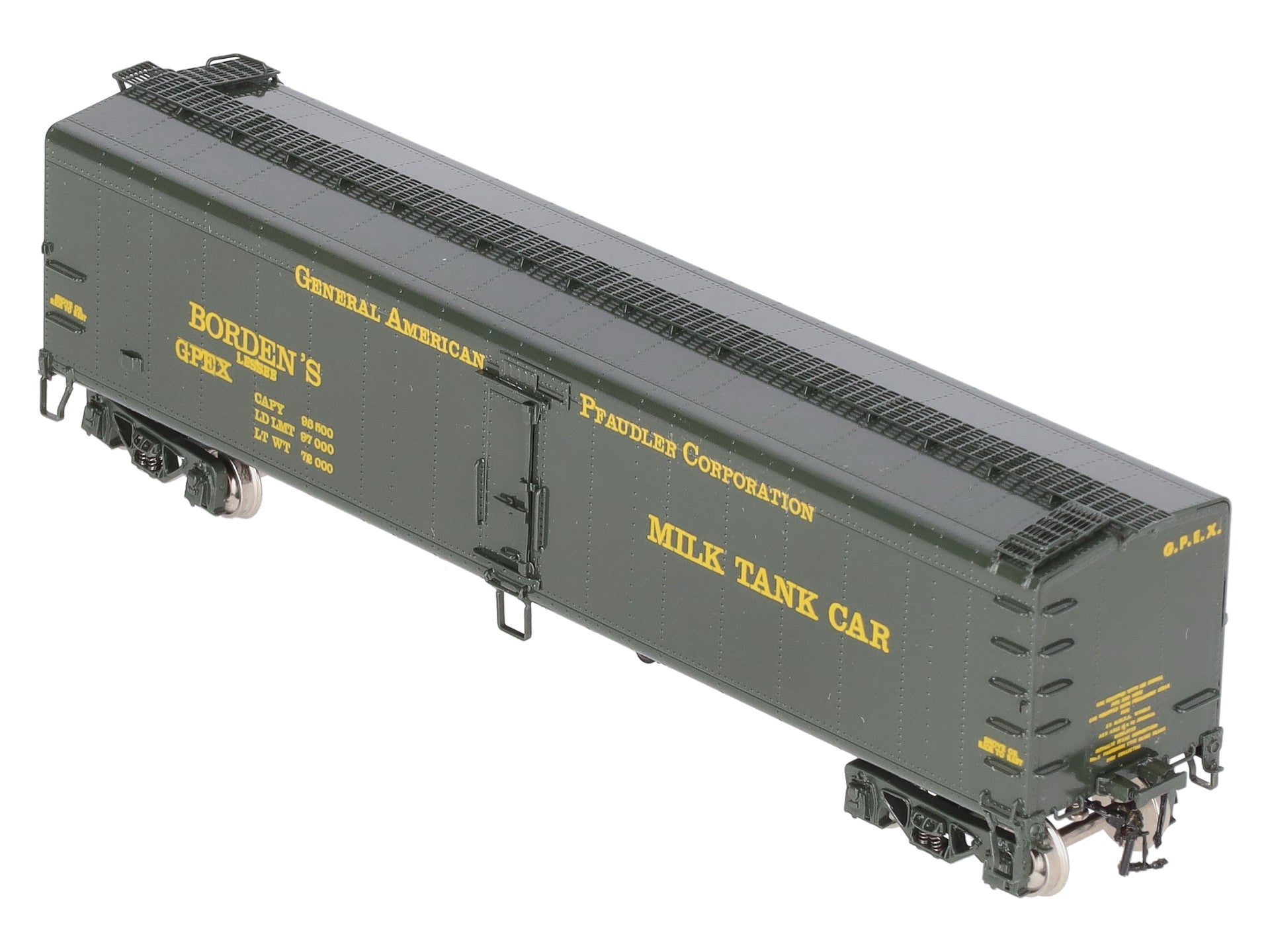Precision Scale Co. 15784-2 HO Scale BRASS Borden's 50' Milk Car LN/Box