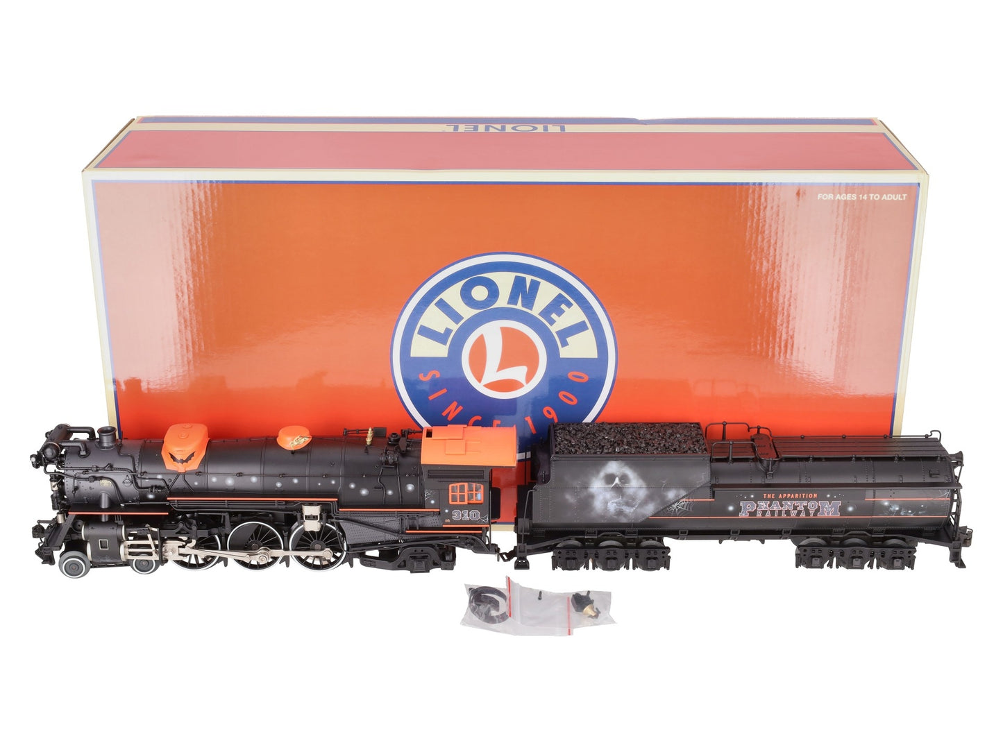 Lionel 2431170 O Halloween Pacific LEGACY F-19 Steam Locomotive #310 LN/Box