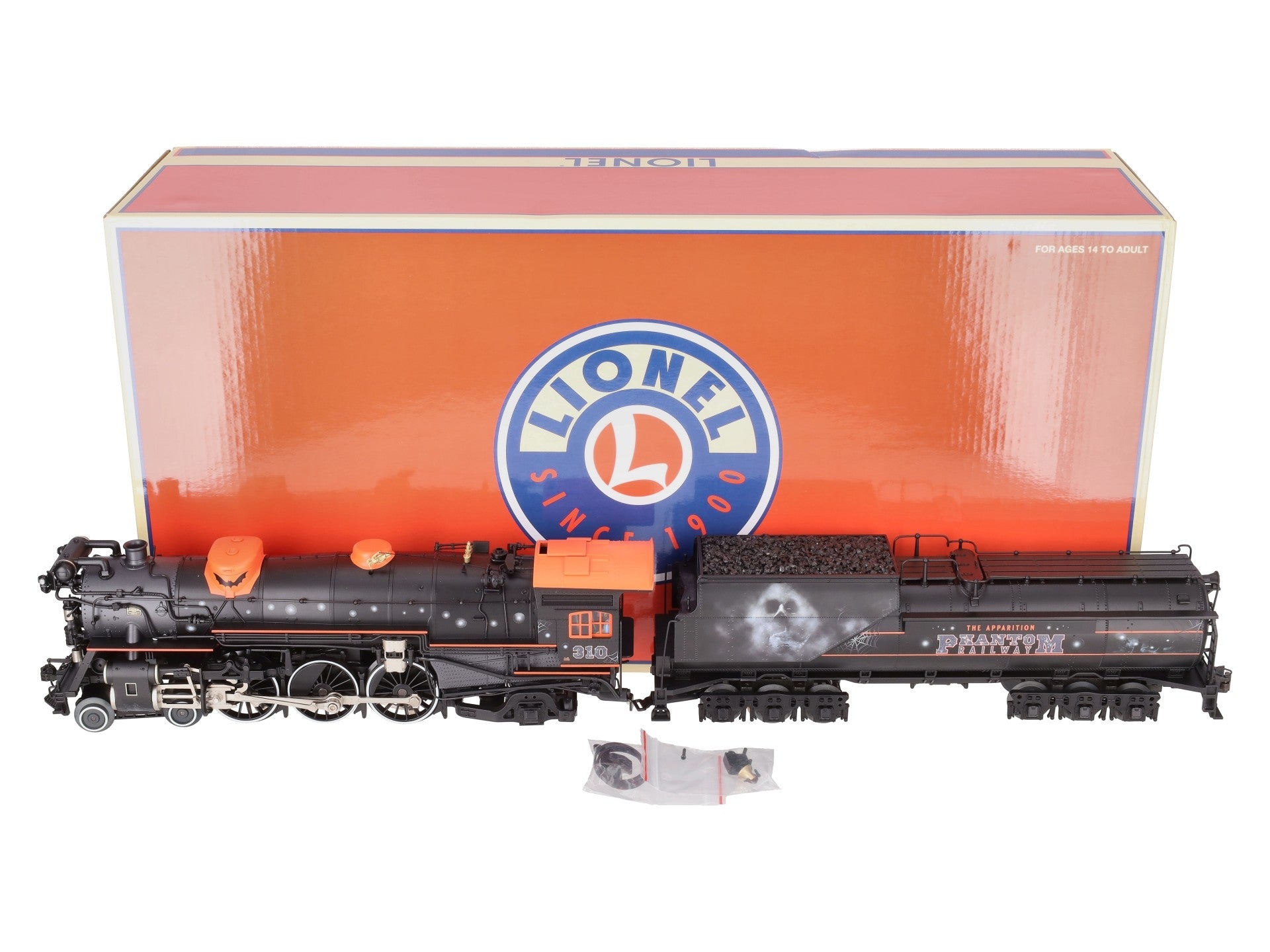 Lionel 2431170 O Halloween Pacific LEGACY F-19 Steam Locomotive #310 LN/Box