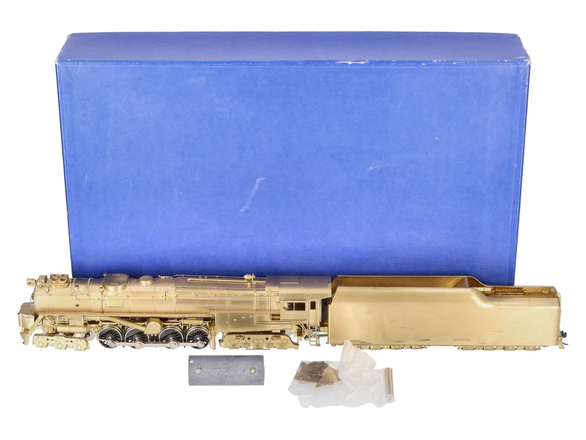 Alco S-125 HO Scale Brass PRR S-2 6-8-6 Turbine Steam Locomotive & Tender EX/Box
