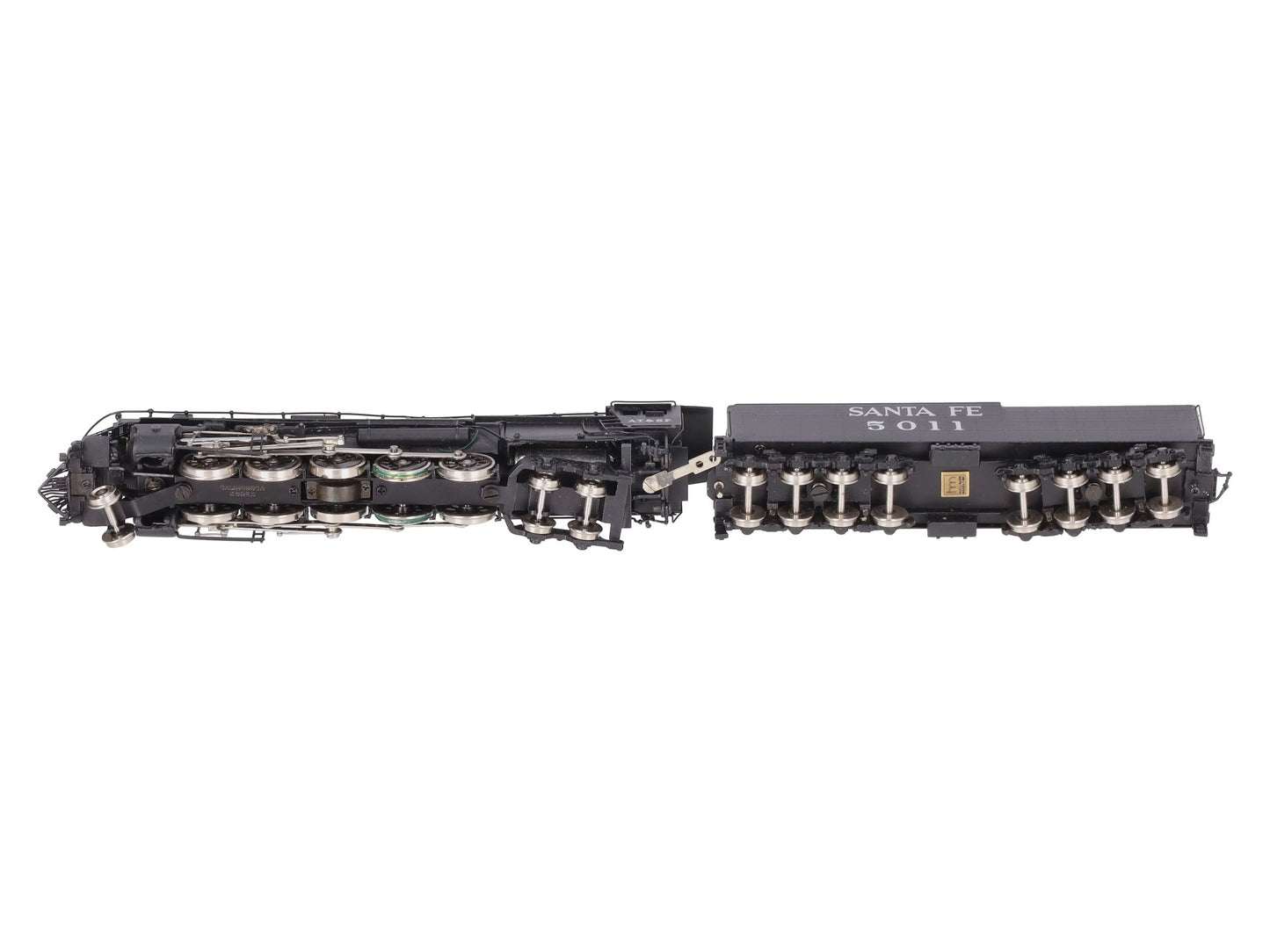 Hallmark Models 5011 N Brass Santa Fe 2-10-4 Steam Locomotive w/Tender #5011 EX/Box