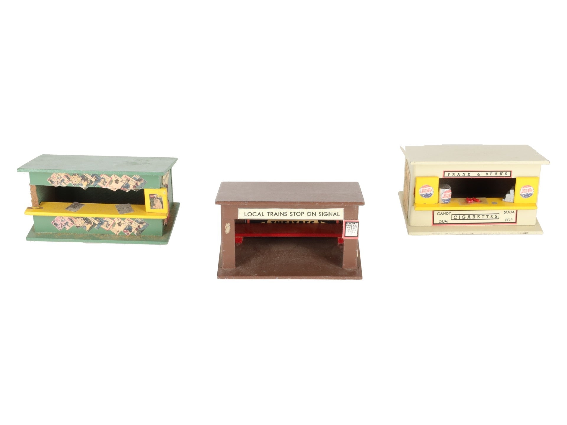 American Flyer Vintage S Postwar Custom Whistlestop Buildings [3] - Custom VG