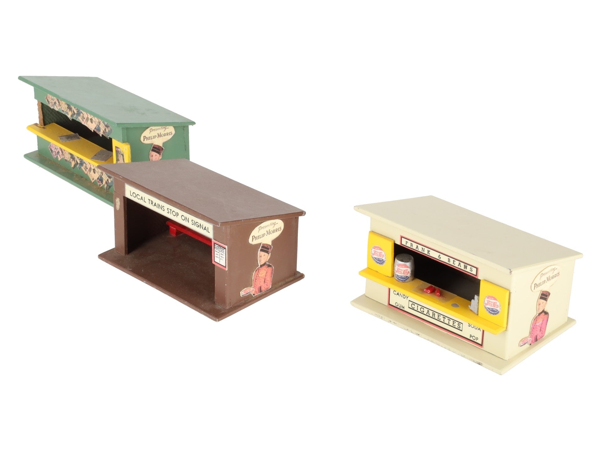 American Flyer Vintage S Postwar Custom Whistlestop Buildings [3] - Custom VG