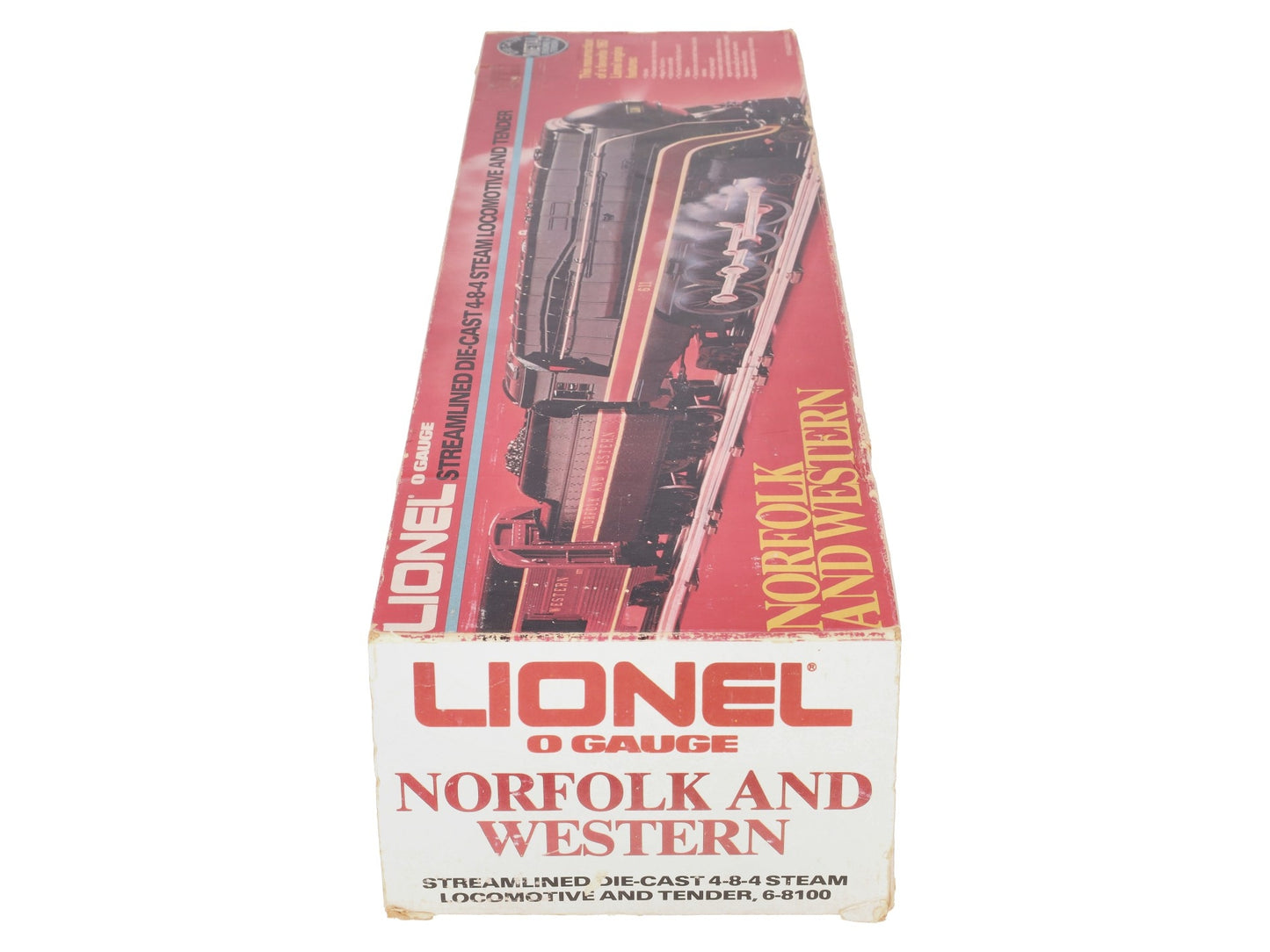Lionel 6-8100 O Gauge Norfolk & Western 4-8-4 Steam Locomotive & Tender #611 VG/Box