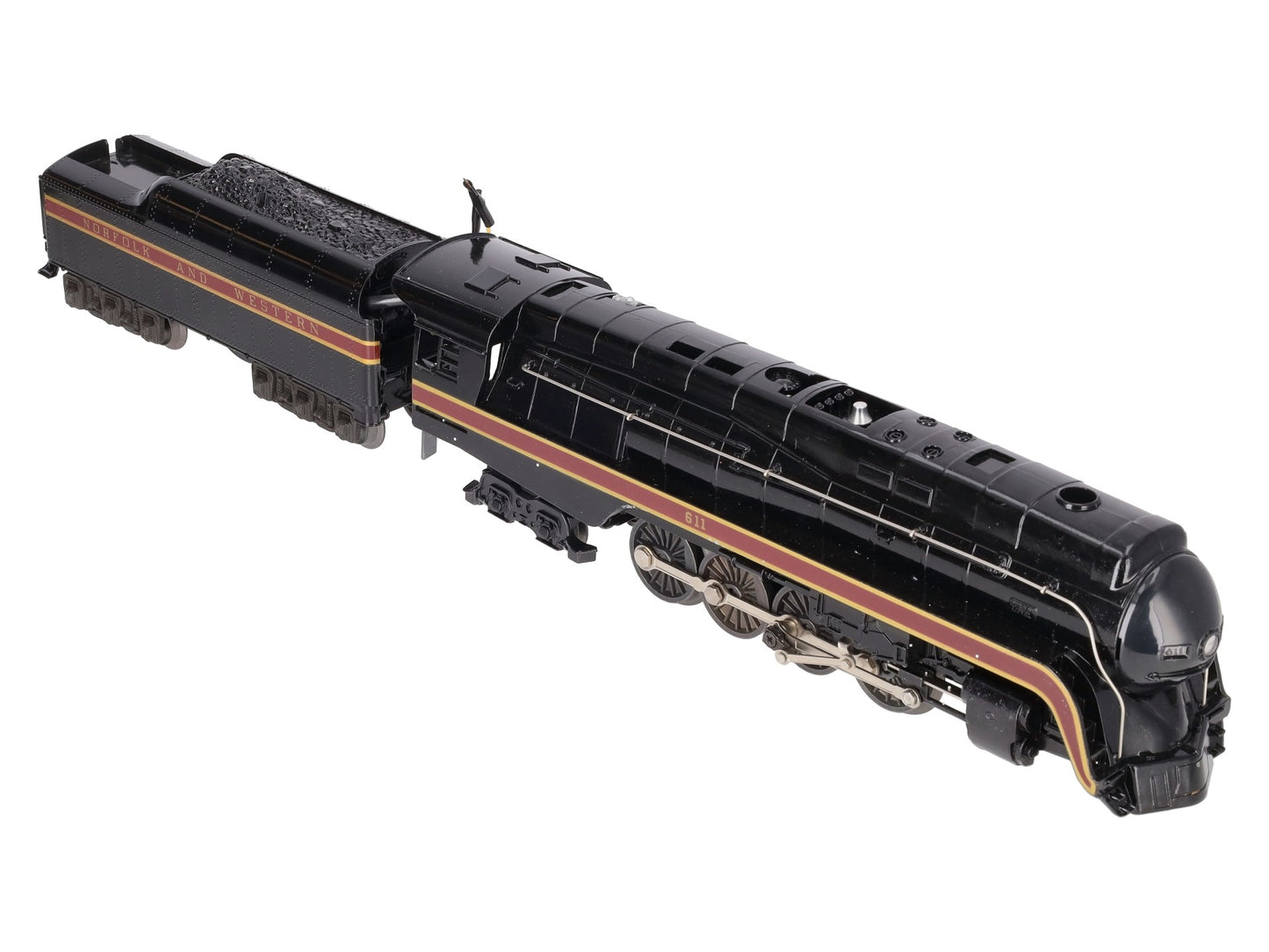 Lionel 6-8100 O Gauge Norfolk & Western 4-8-4 Steam Locomotive & Tender #611 VG/Box