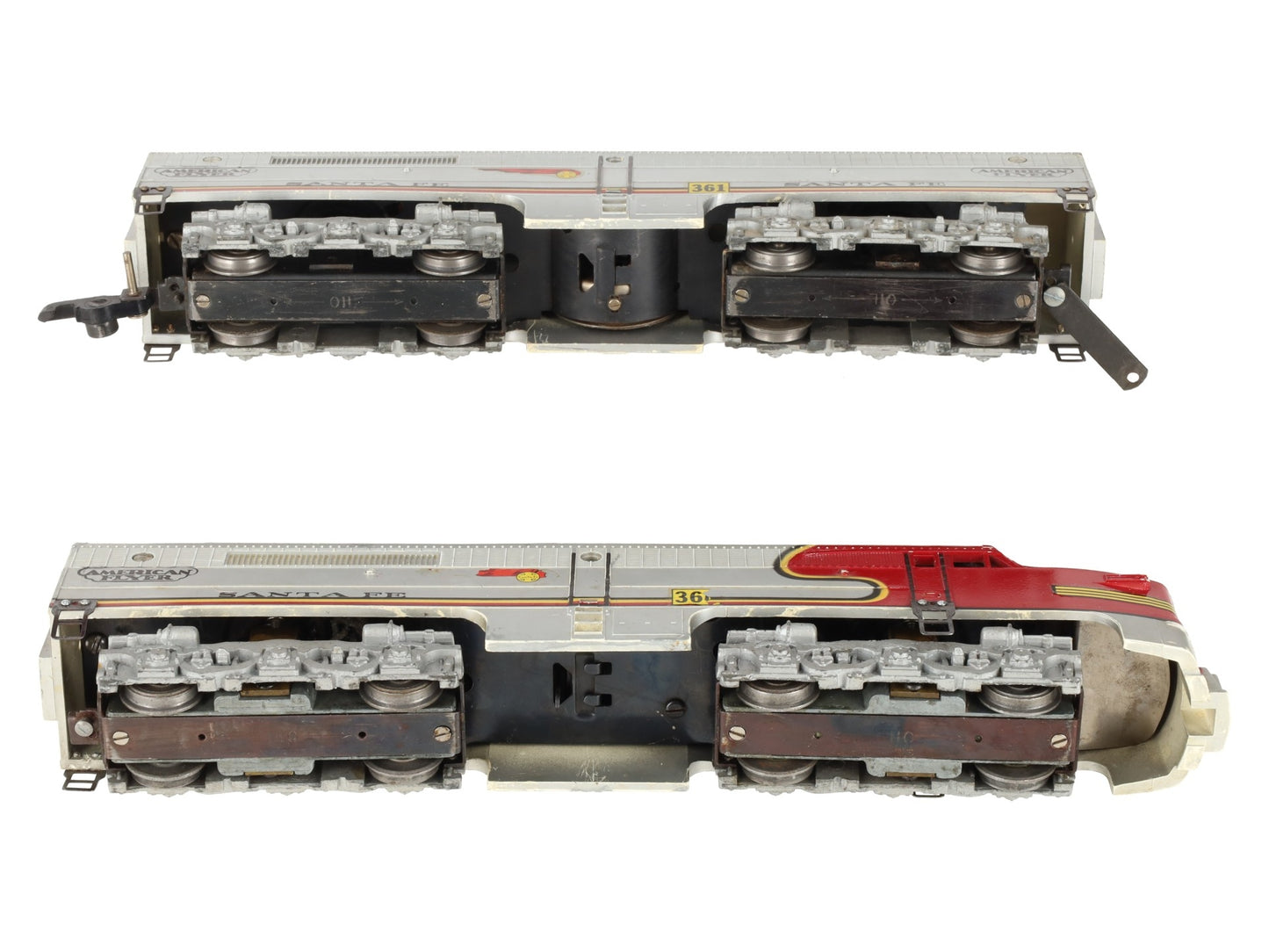 American Flyer 360 Vintage S Santa Fe PA-1AB Diesel Locomotive Set VG
