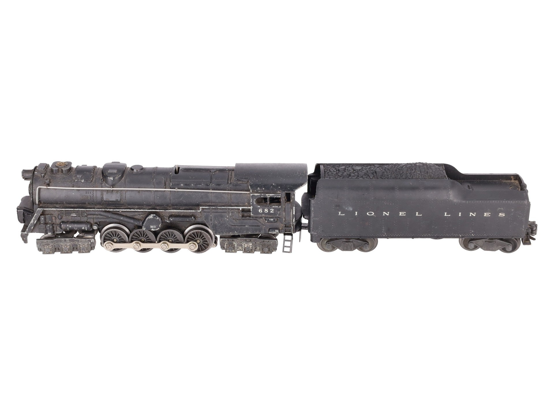 Lionel 682 Vintage O 6-8-6 Steam Turbine Locomotive w/2046W Tender VG