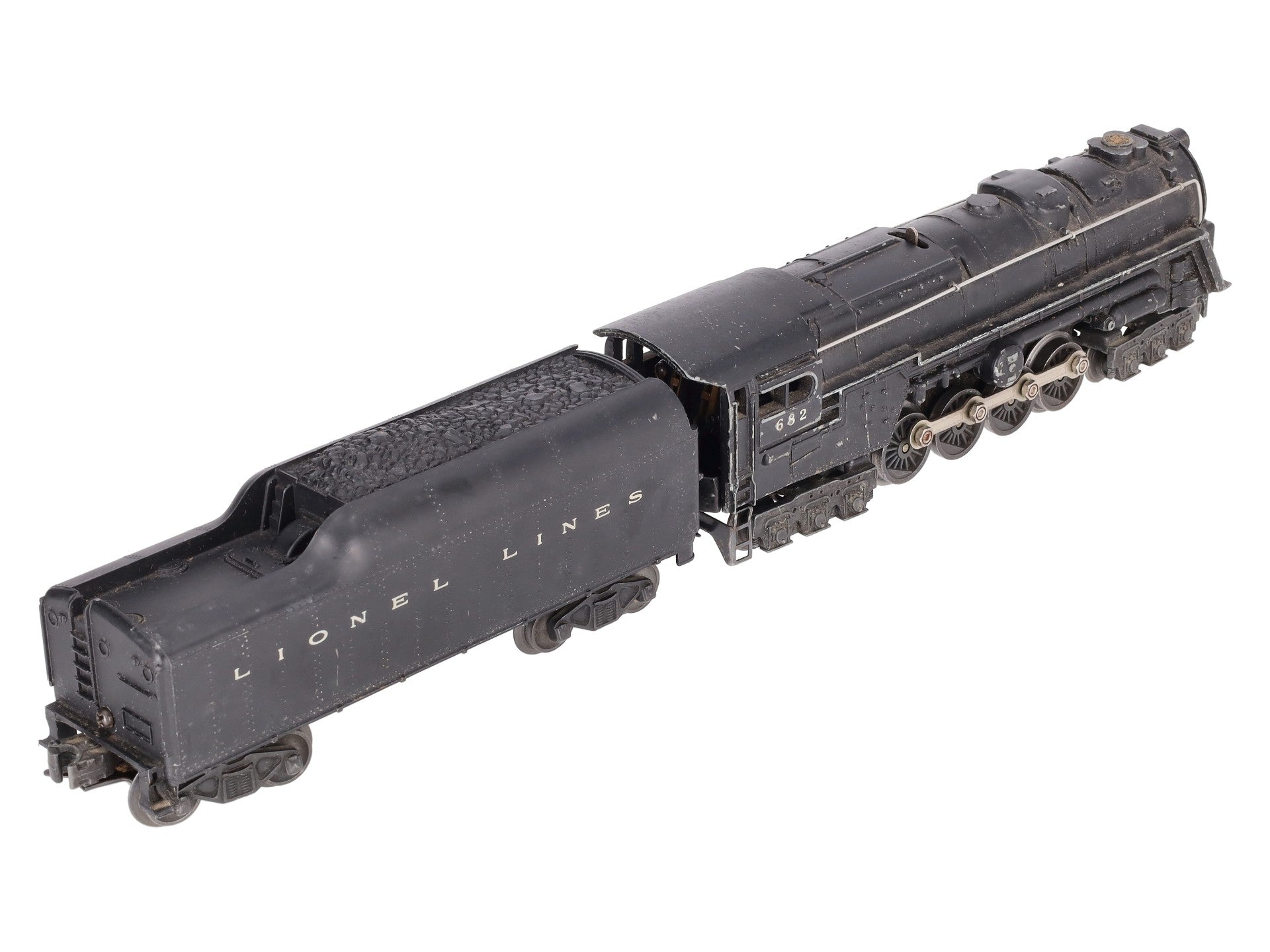 Lionel 682 Vintage O 6-8-6 Steam Turbine Locomotive w/2046W Tender VG