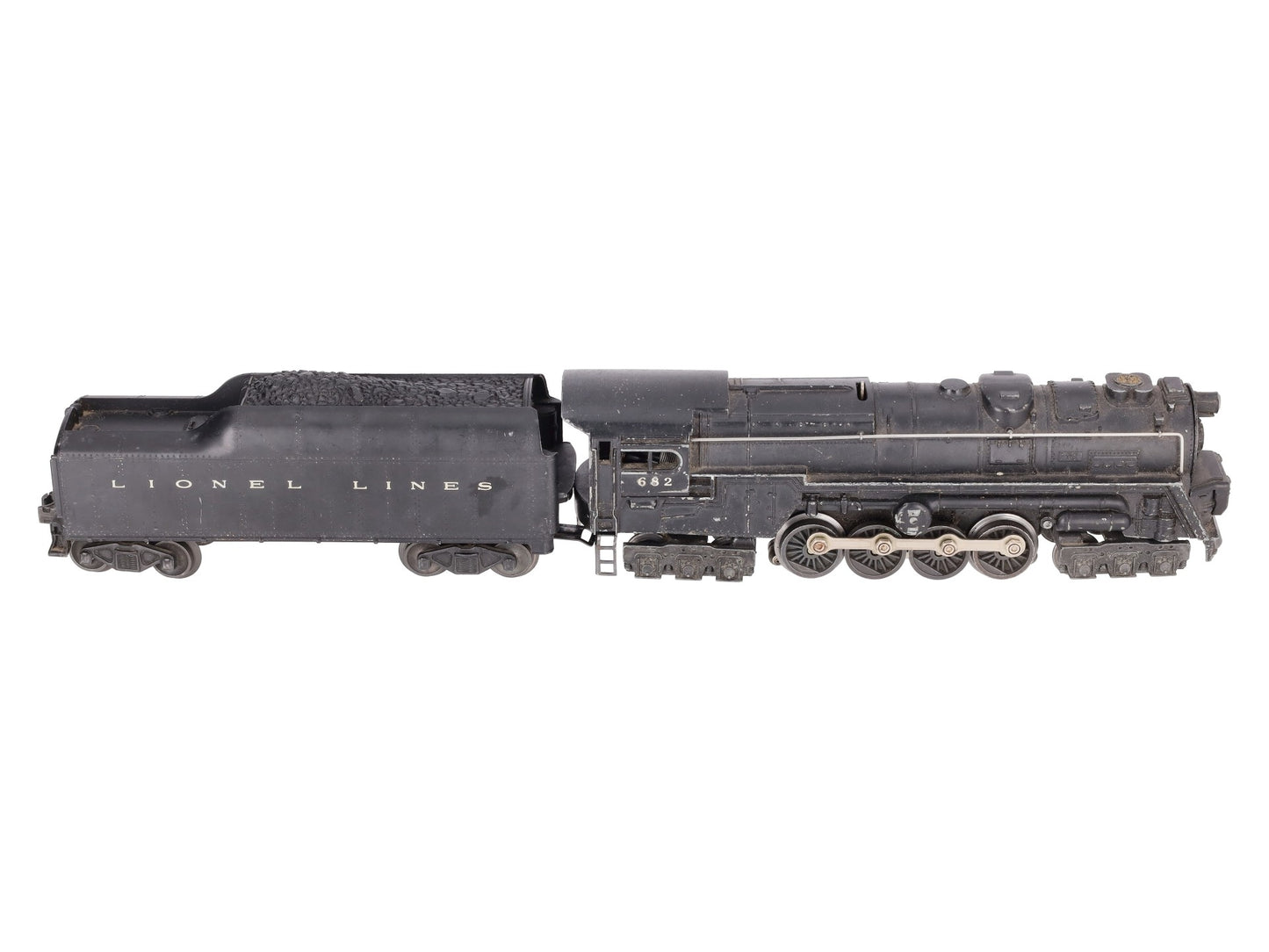 Lionel 682 Vintage O 6-8-6 Steam Turbine Locomotive w/2046W Tender VG