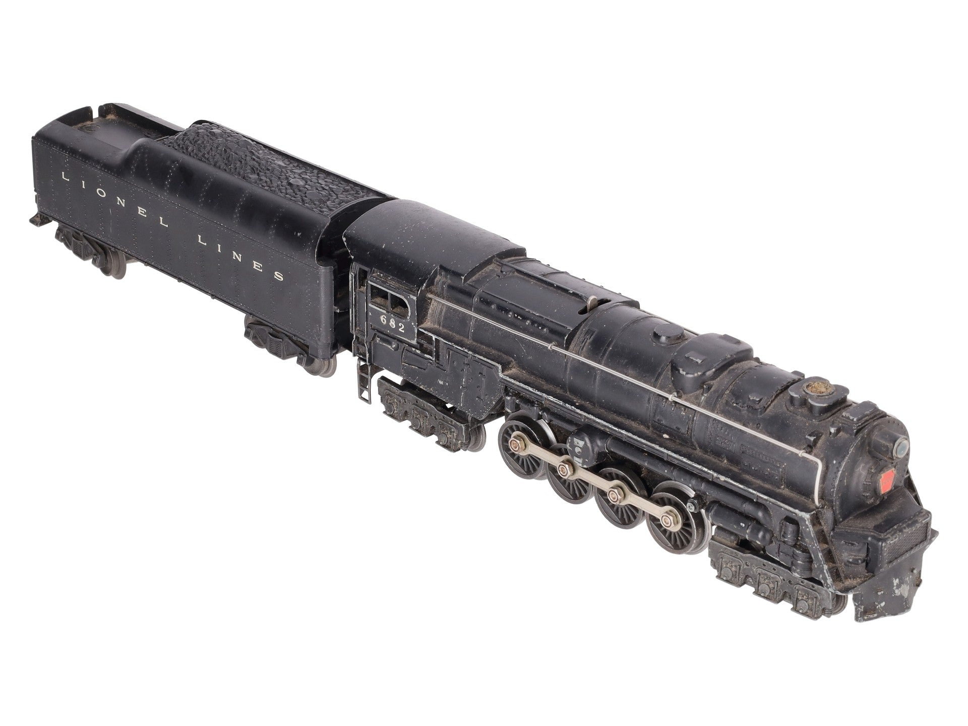 Lionel 682 Vintage O 6-8-6 Steam Turbine Locomotive w/2046W Tender VG