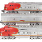 Lionel 2343 Vintage O Santa Fe F3 ABA Diesel Locomotive Set VG