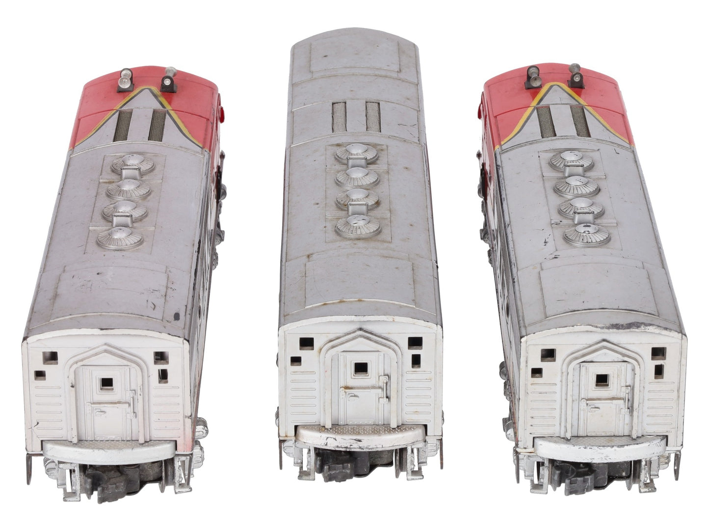 Lionel 2343 Vintage O Santa Fe F3 ABA Diesel Locomotive Set VG