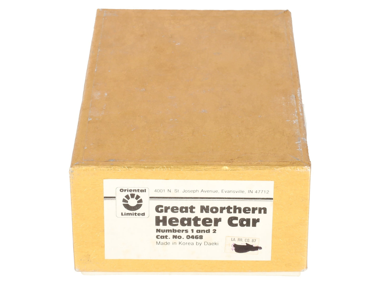 Oriental Limited 0468 HO BRASS Great Northern Heater Car #4 - Unpainted EX/Box
