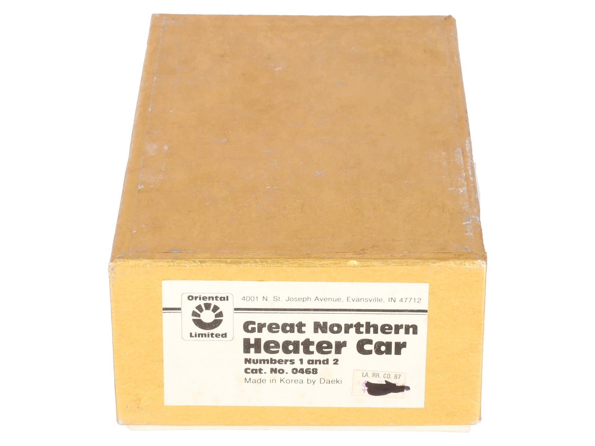 Oriental Limited 0468 HO BRASS Great Northern Heater Car #4 - Unpainted EX/Box
