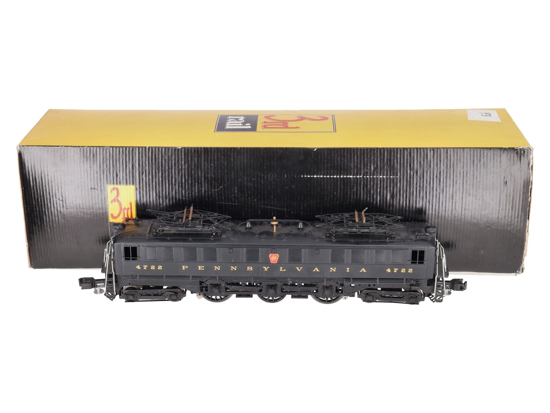 3rd Rail 4722 O Pennsylvania P5 Box Cab Electric Locomotive #4722 - 3-Rail EX/Box