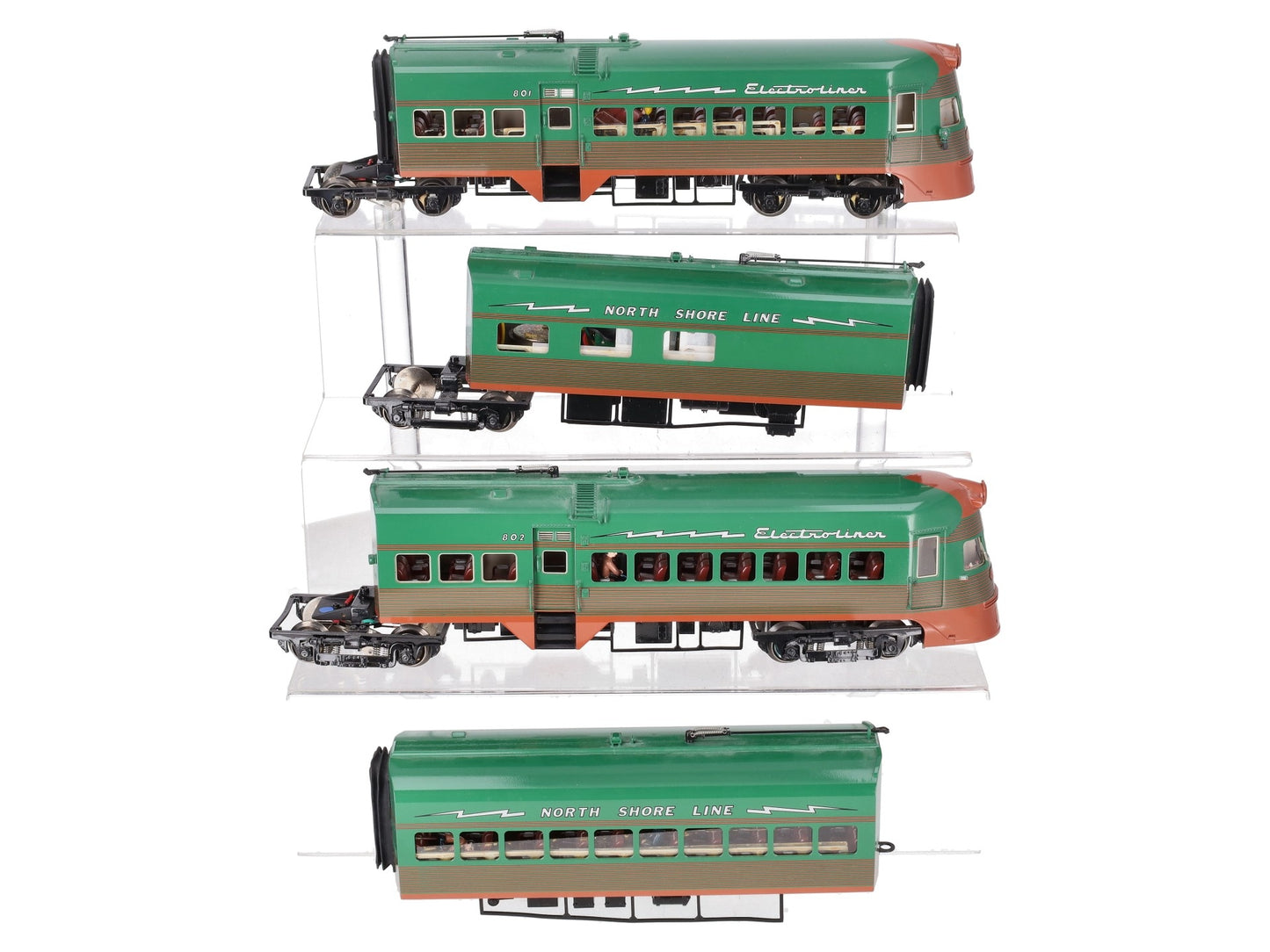 3rd Rail 801 Brass O Gauge North Shore Electro Liner Set VG