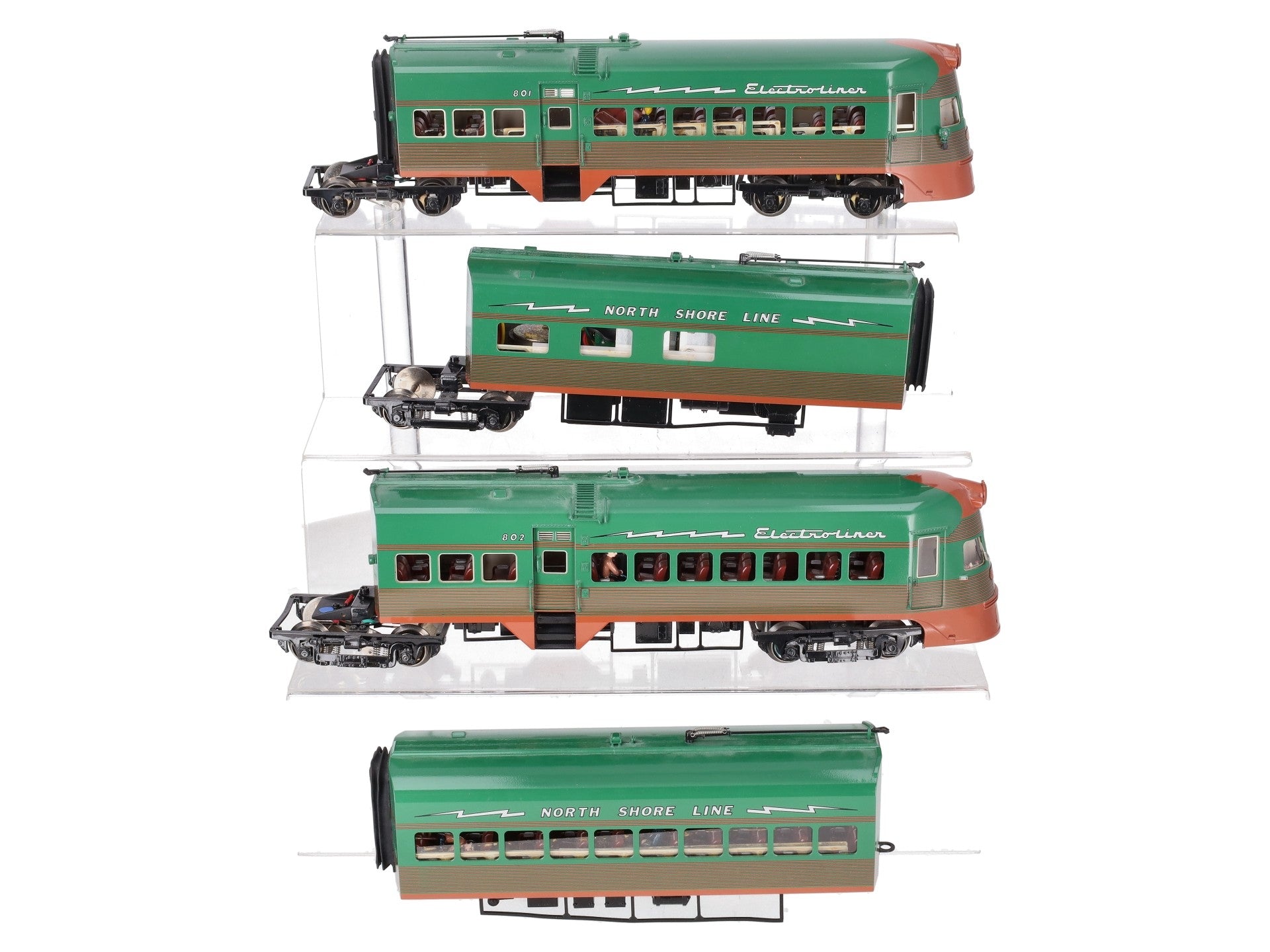 3rd Rail 801 Brass O Gauge North Shore Electro Liner Set VG