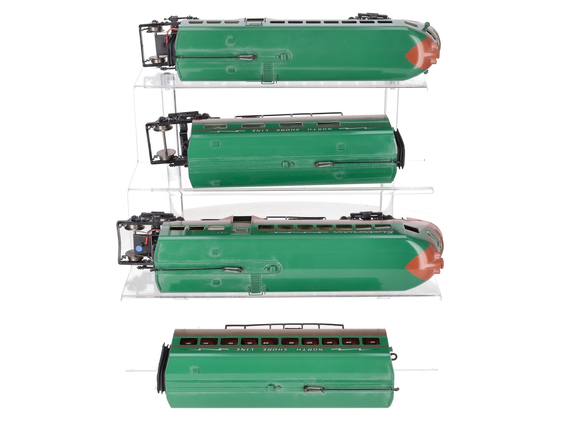 3rd Rail 801 Brass O Gauge North Shore Electro Liner Set VG