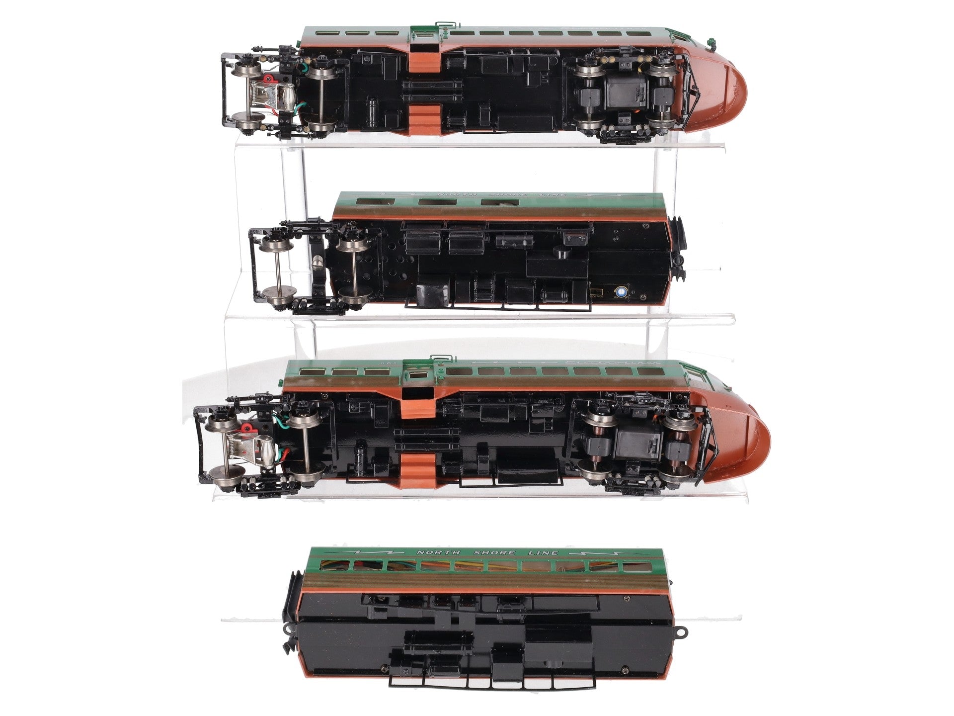 3rd Rail 801 Brass O Gauge North Shore Electro Liner Set VG