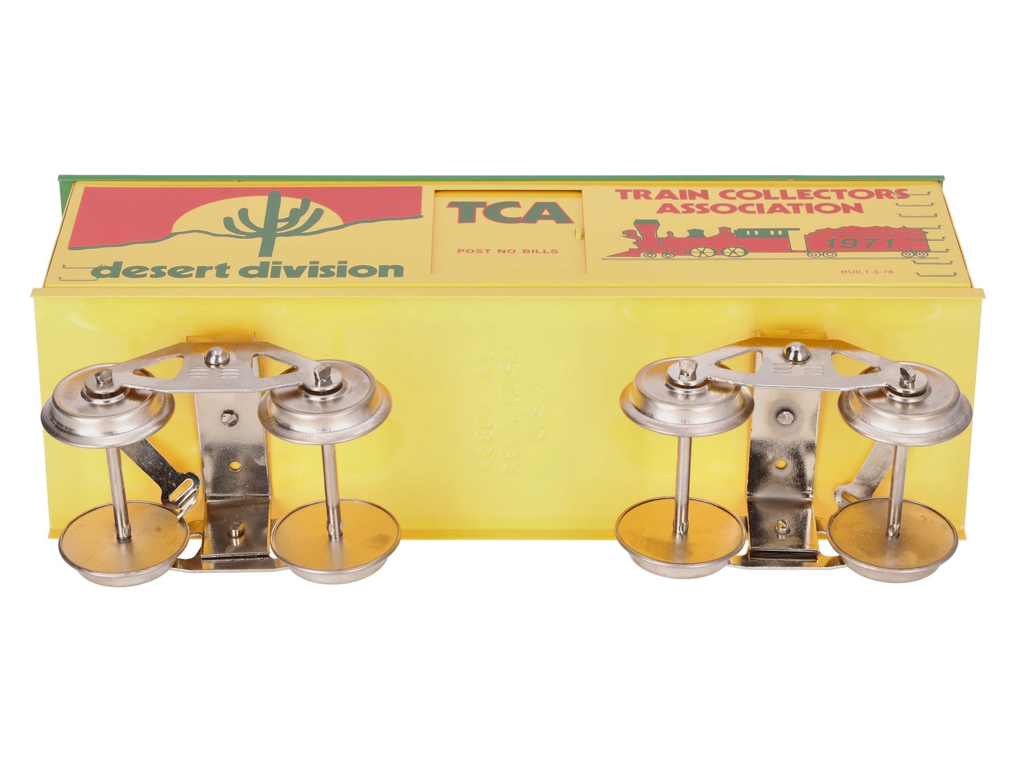 McCoy 1971 Standard Gauge TCA Desert Division Boxcar EX