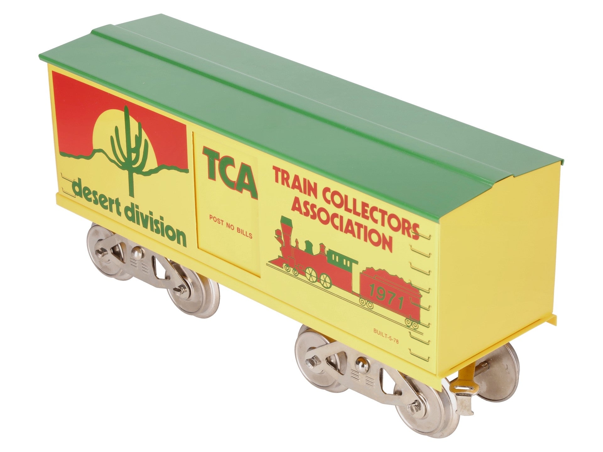 McCoy 1971 Standard Gauge TCA Desert Division Boxcar EX