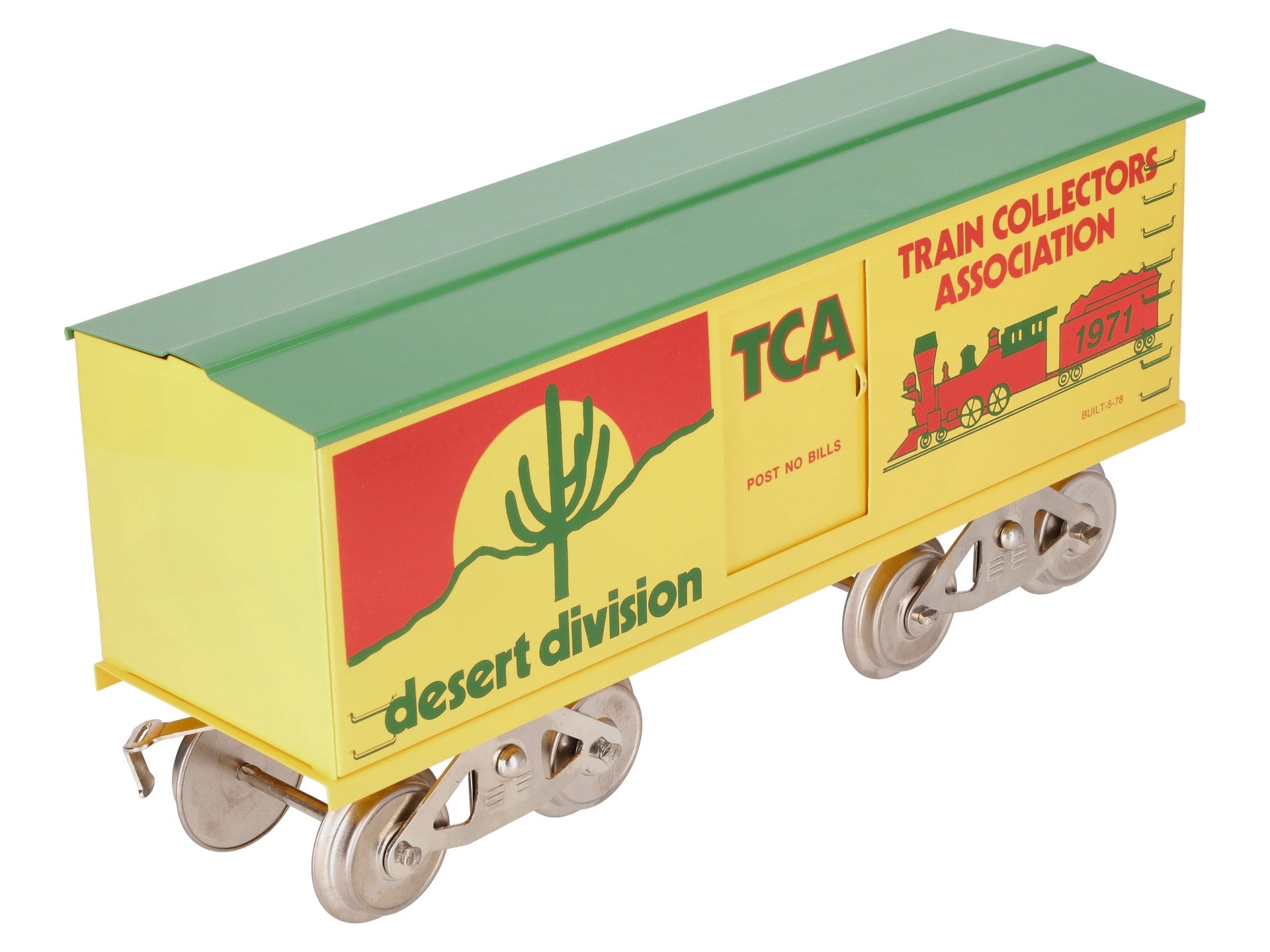 McCoy 1971 Standard Gauge TCA Desert Division Boxcar EX