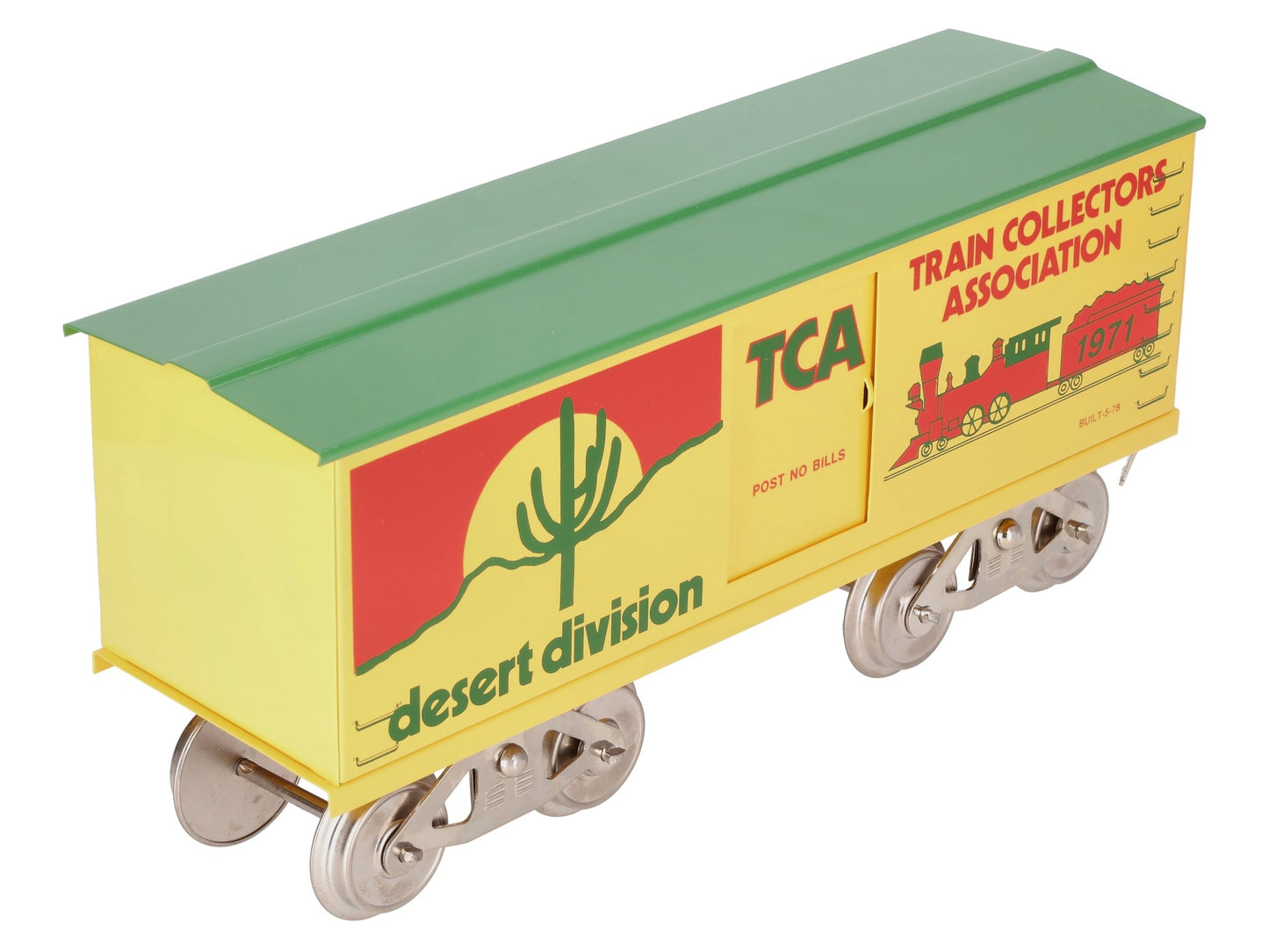 McCoy 1971 Standard Gauge TCA Desert Division Boxcar EX