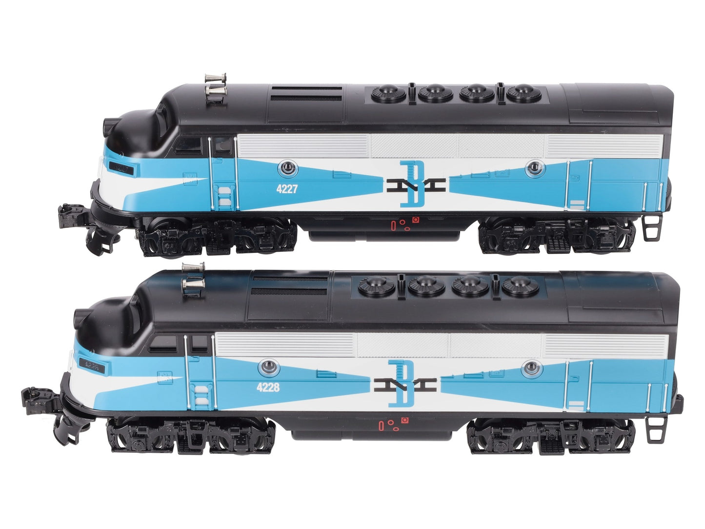 Williams 20107 O Gauge Boston & Maine EMD F3 AA Diesel Locomotive Set #4227/4228 EX/Box