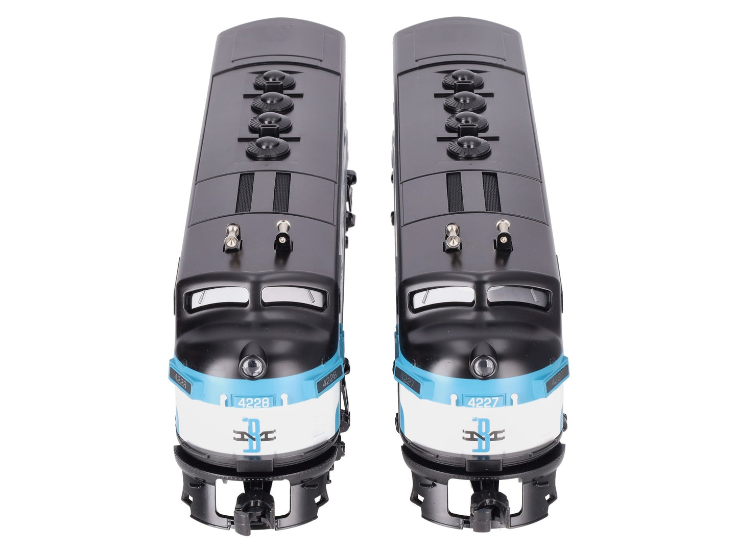 Williams 20107 O Gauge Boston & Maine EMD F3 AA Diesel Locomotive Set #4227/4228 EX/Box