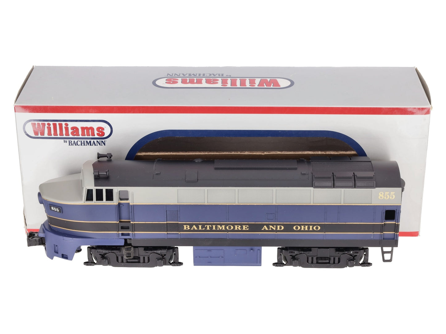 Williams SN2001 O Gauge B&O Sharknose Dummy A Unit Diesel Locomotive #855 LN/Box