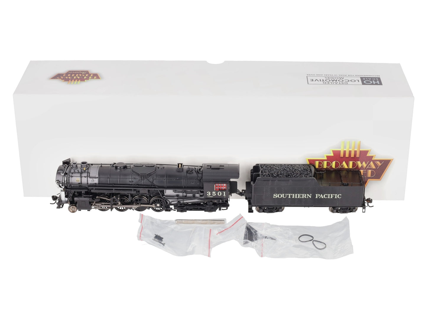 Broadway Limited 7900 HO SP T1a 2-8-4 Berkshire Steam Loco w/ Sound/DC/DCC #3501