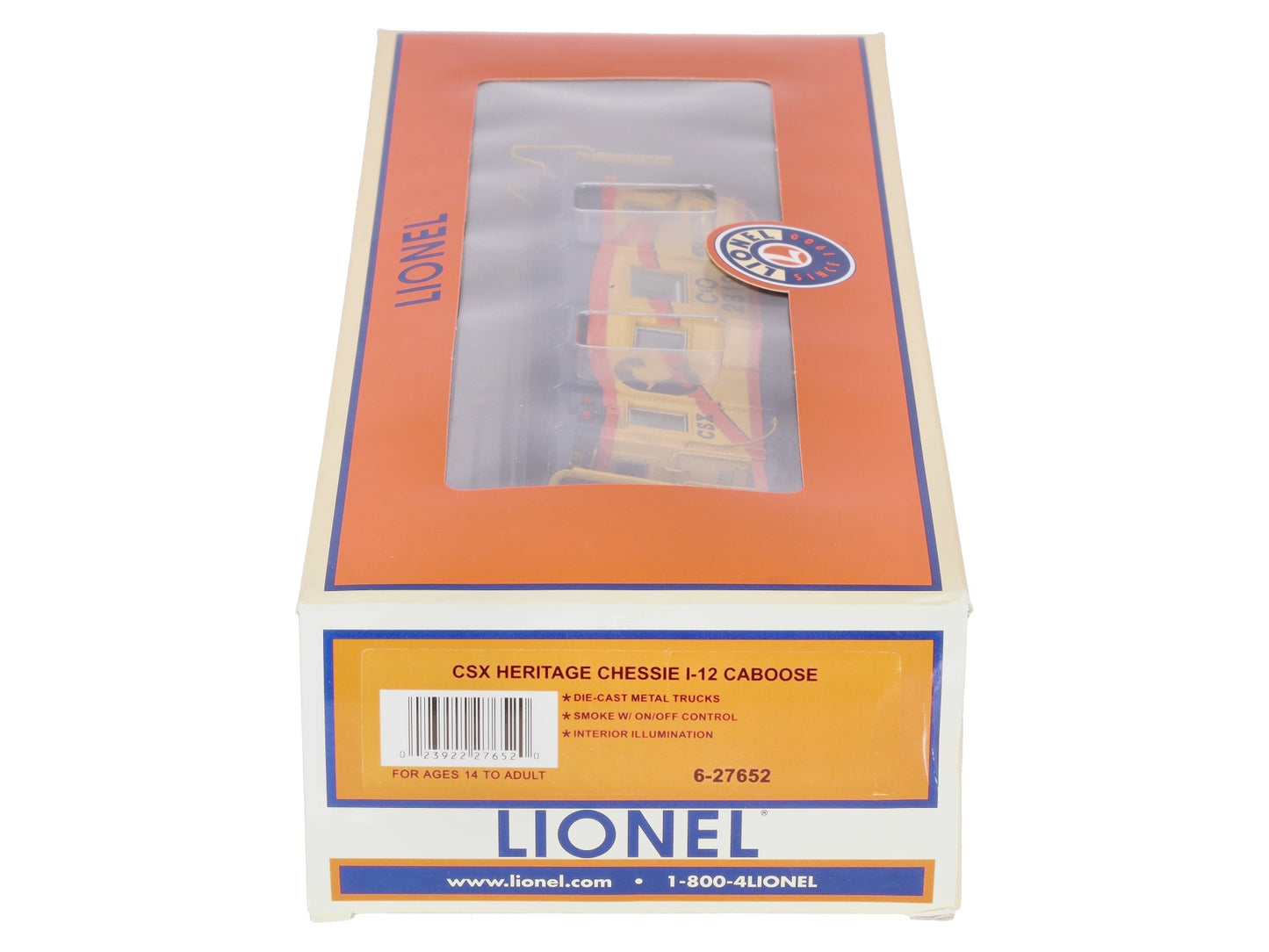 Lionel 6-27652 O Gauge B&O Chessie System CSX Heritage I-12 Caboose #2819/Box