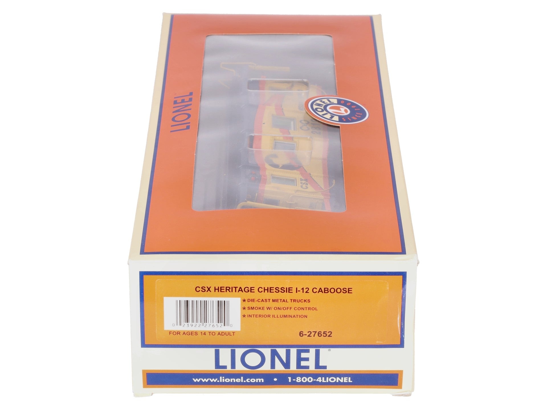 Lionel 6-27652 O Gauge B&O Chessie System CSX Heritage I-12 Caboose #2819/Box