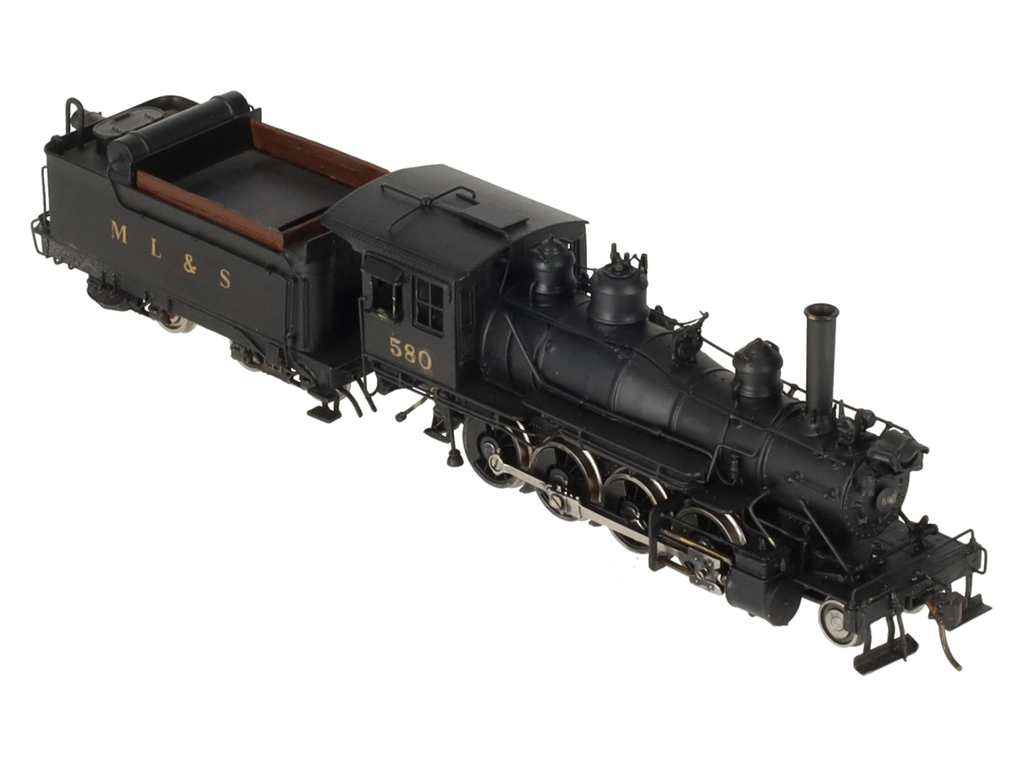 Key Imports 583 HO Scale Brass D&RGW Steam Locomotive & Tender- Painted EX/Box