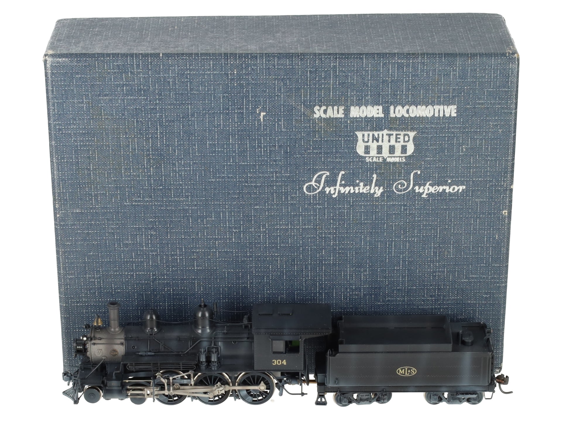 United Models HO BRASS MLS 4-6-0 F-1 Steam Locomotive & Tender - Painted EX/Box