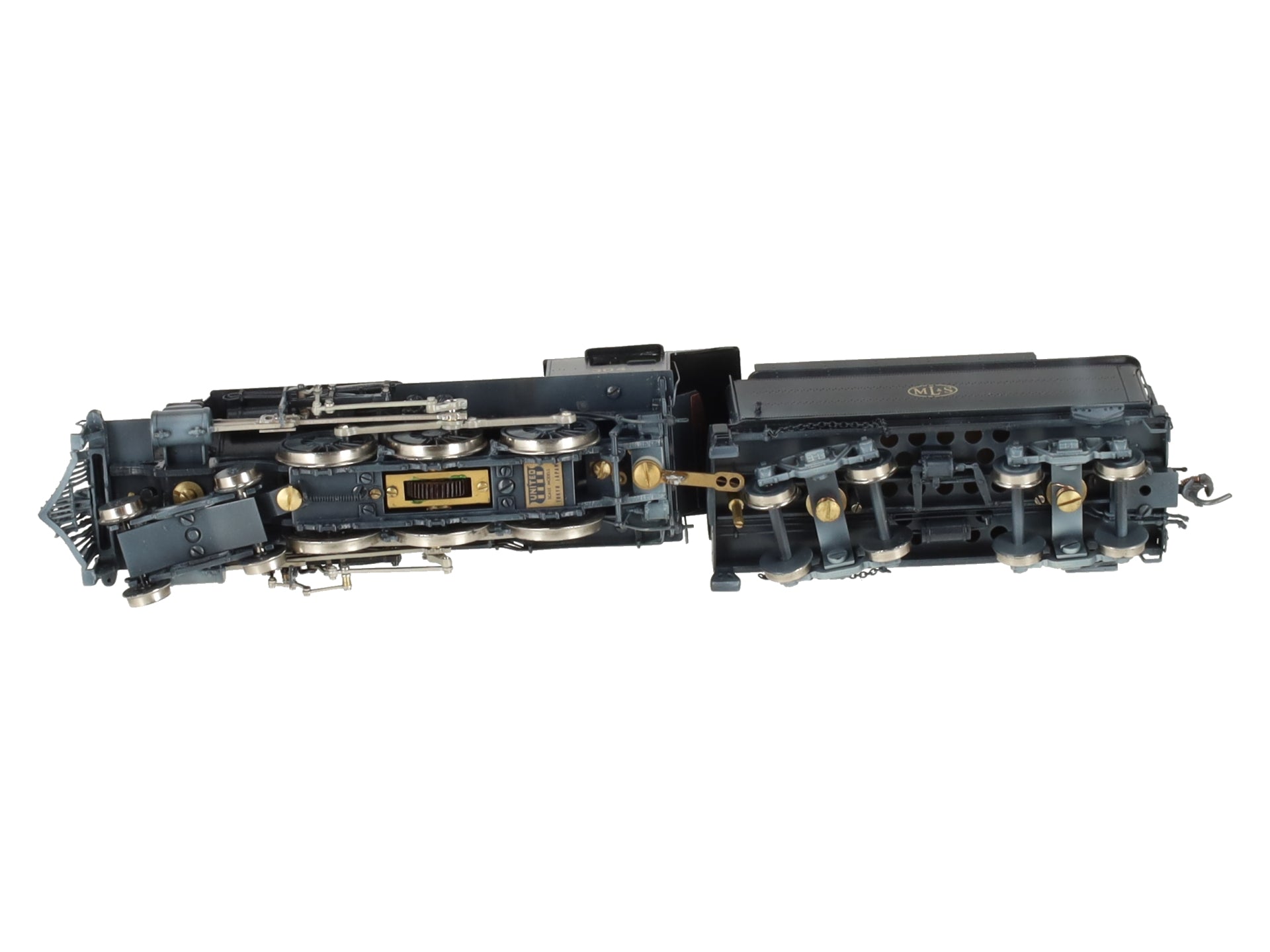United Models HO BRASS MLS 4-6-0 F-1 Steam Locomotive & Tender - Painted EX/Box