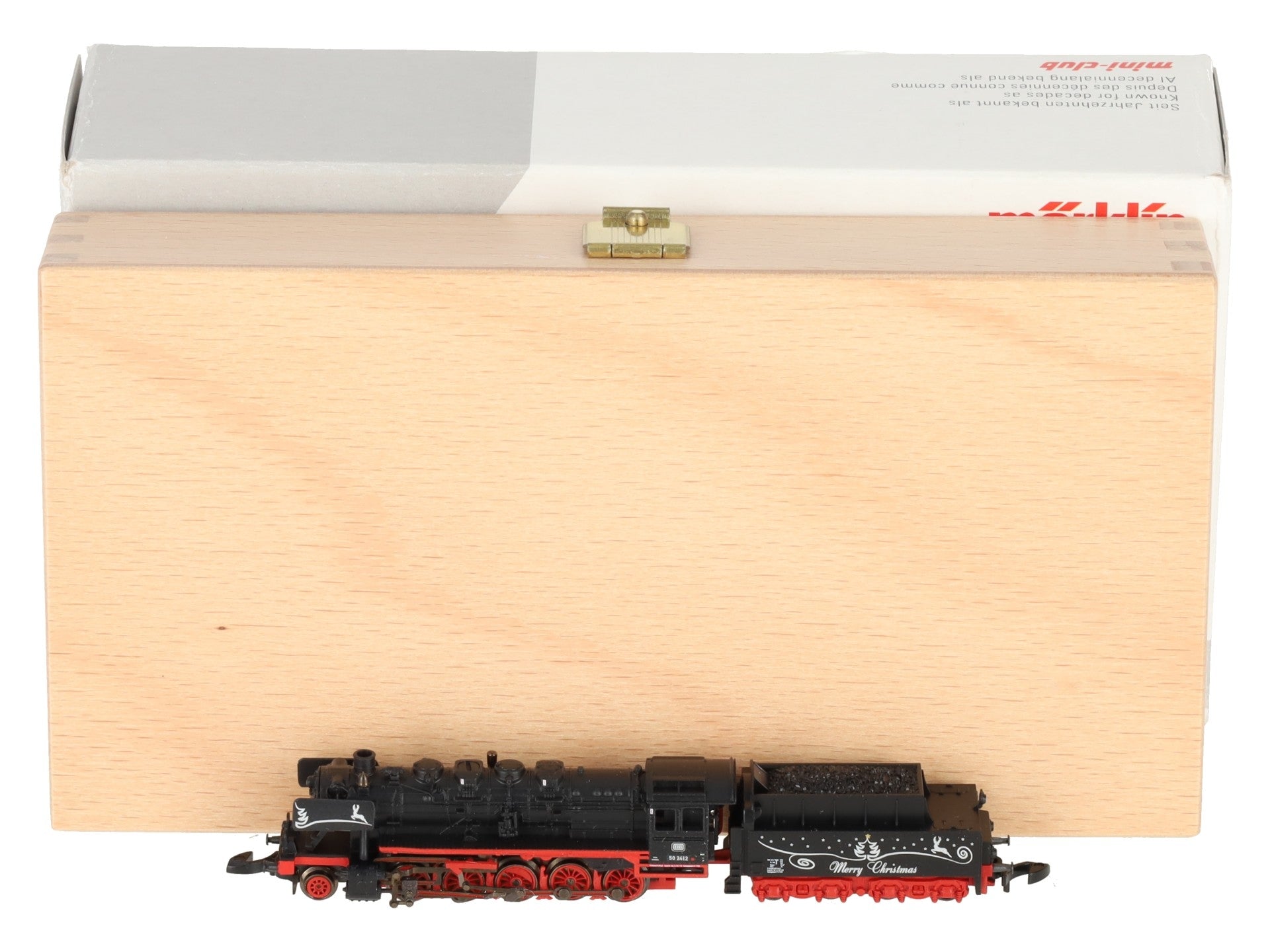 Marklin 88847 Z DB Christmas Cl 50 Heavy Steam Locomotive with Tender #50 2412 EX/Box