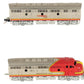 Hallmark Models N BRASS Santa Fe  EMD F3 Diesel Locomotives A&B Unit EX/Box