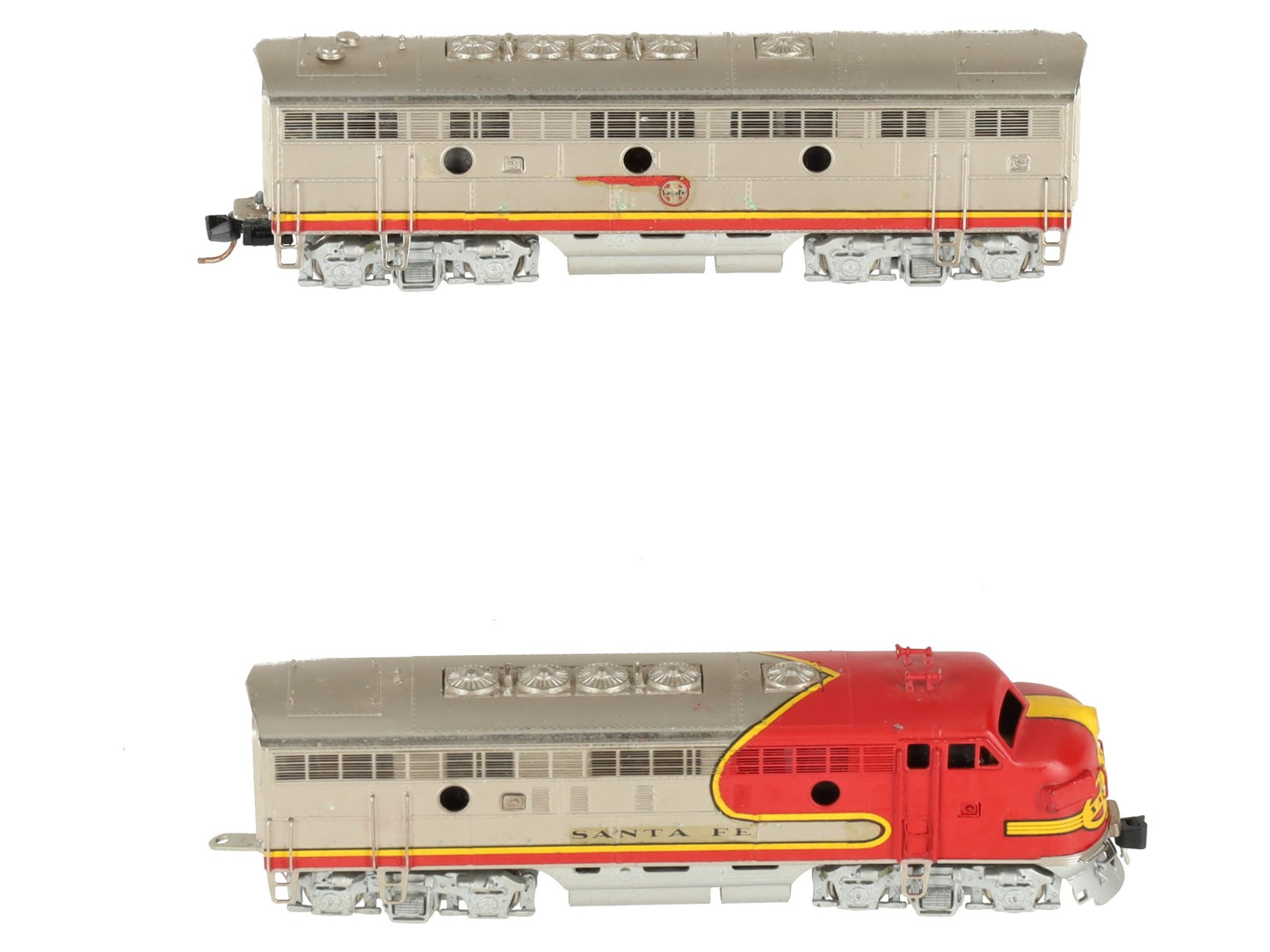 Hallmark Models N BRASS Santa Fe  EMD F3 Diesel Locomotives A&B Unit EX/Box