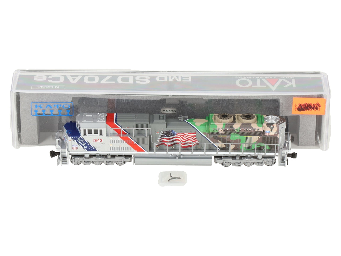 Kato 176-1943-S N UP EMD SD70ACe Diesel Locomotive w/LokSound DCC #1943 EX/Box